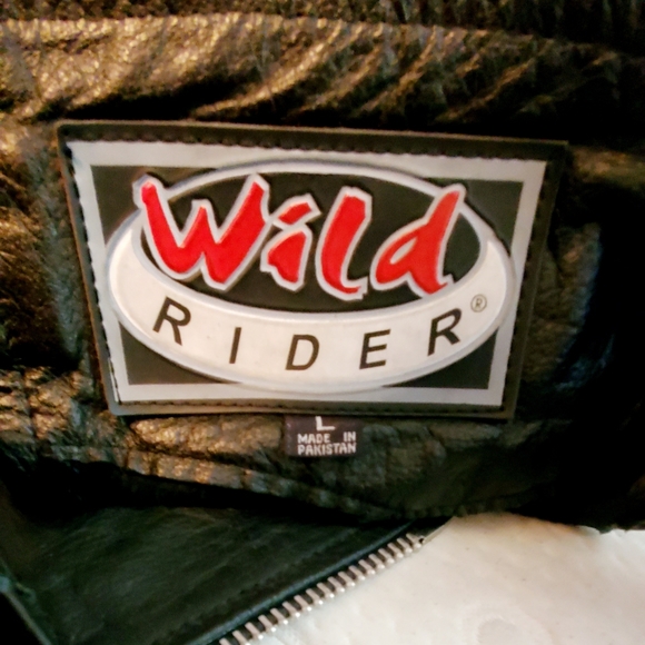 Wild Rider Leather Chaps - Picture 2 of 2
